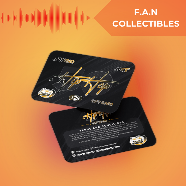 HipHop50 digital collectible gift card, $30 USD