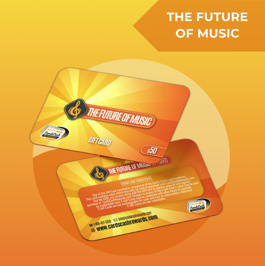 Future of Music FOM-50 Card Render