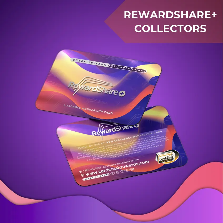 RewardShare+ Collectors Crowdfunding collectible, $65 USD