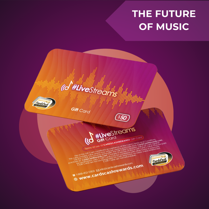 Future of Music Live Streams gift card