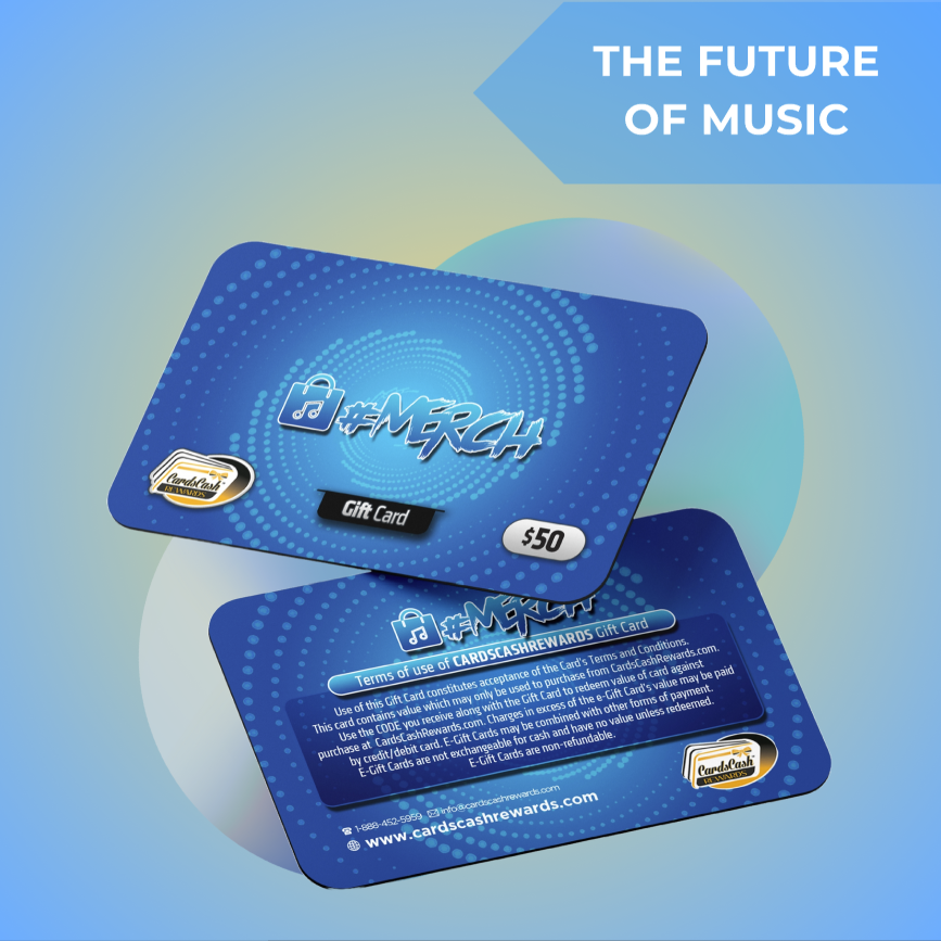 Future of Music Merch gift card