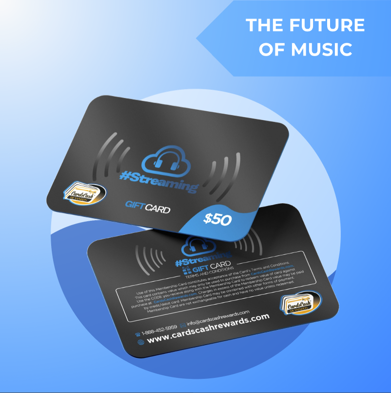 Streaming Future of Music Collectibles gift card