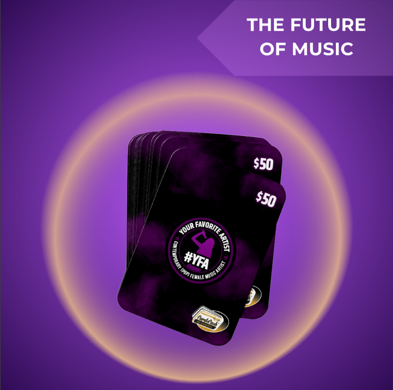Your Favorite Female Artist Future of Music Collectibles gift card