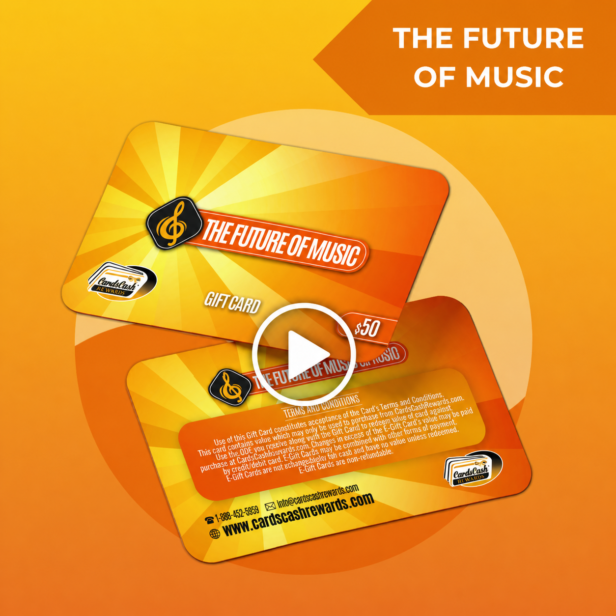 Watch the Future of Music Collectible Gift Card video