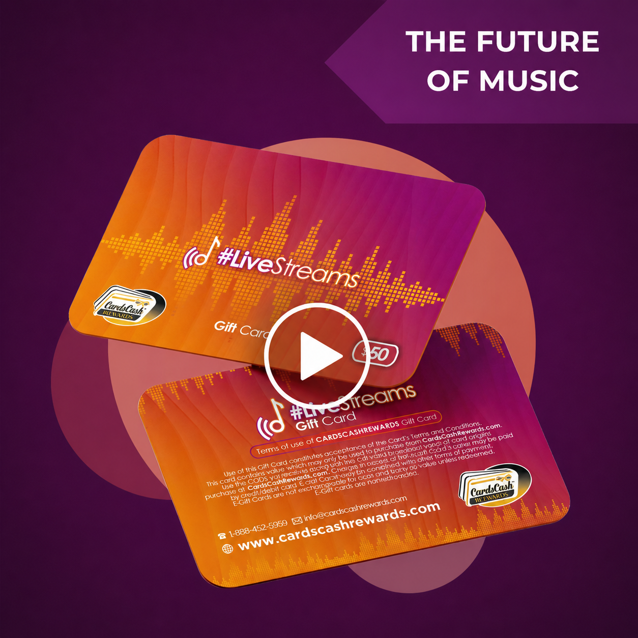 Watch the Live Streams Collectible Gift Card video