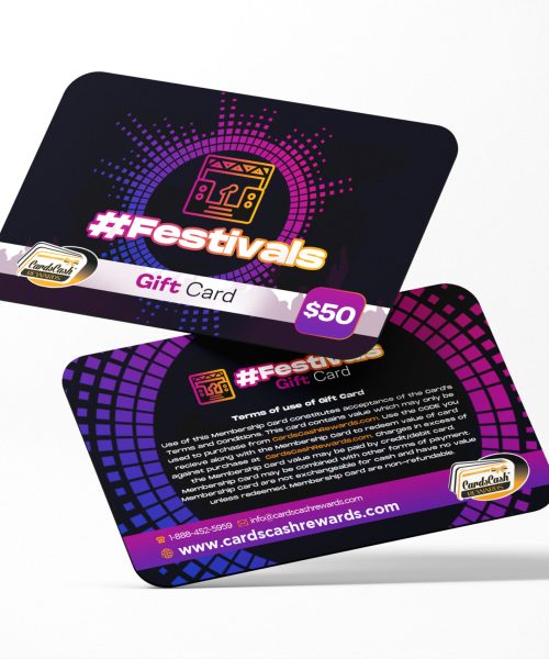 Festivals Gift Card NFT