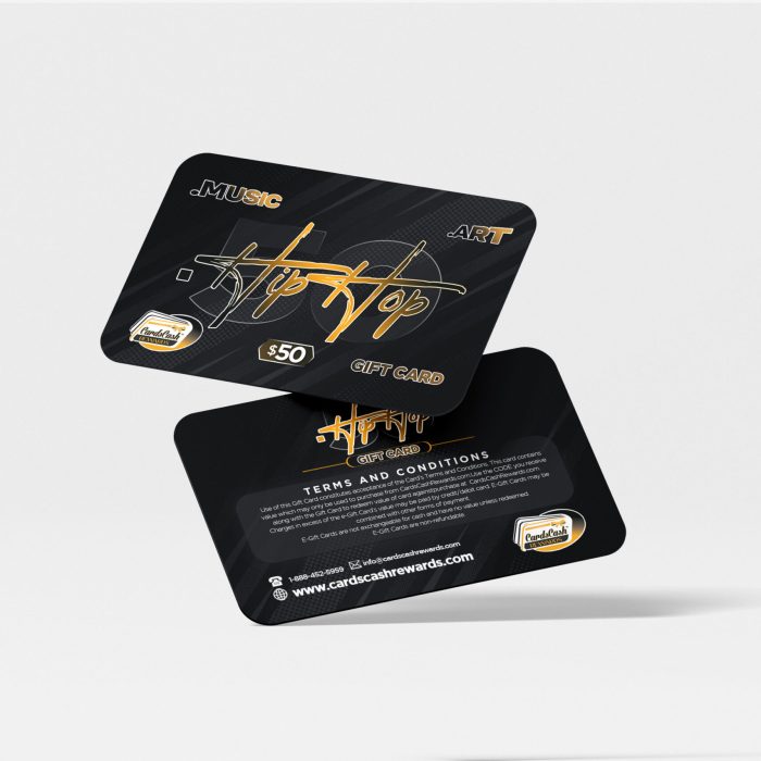 $50 HipHop50 Gift Card