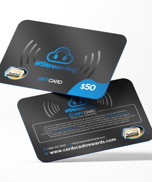 Streaming Gift Card NFT