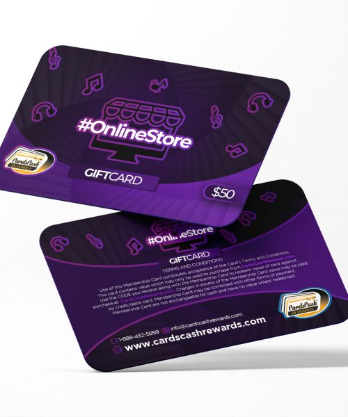 Online Store Gift Card NFT